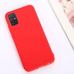 Чехол Candy Silicone для Samsung Galaxy A03s цвет Красный