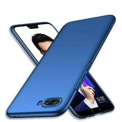 Чохол Бампер з покриттям Soft-touch для Huawei Honor 10 - Синій фото 1