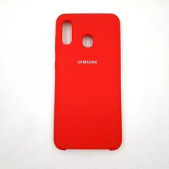 Оригинальный чехол Silicone cover для Samsung Galaxy M20 - Красный фото 1