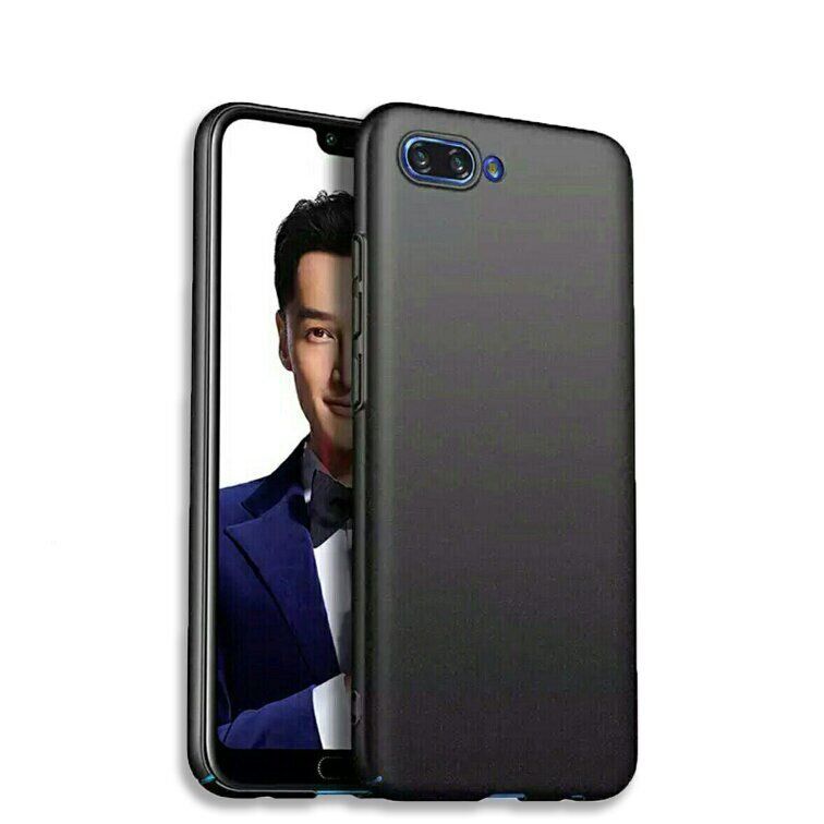 Чехол Бампер с покрытием Soft-touch для Huawei Honor 10 - Черный фото 3