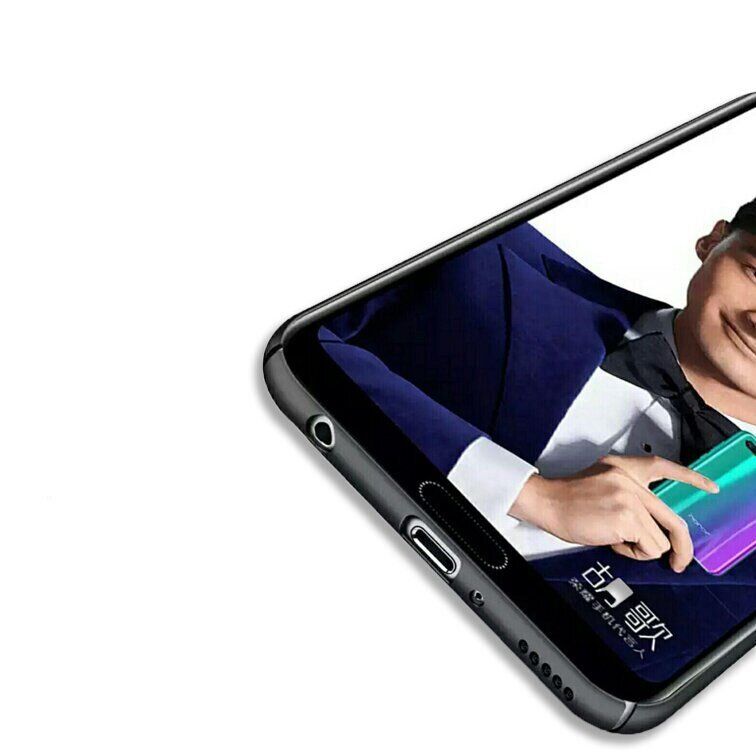 Чехол Бампер с покрытием Soft-touch для Huawei Honor 10 - Синий фото 9
