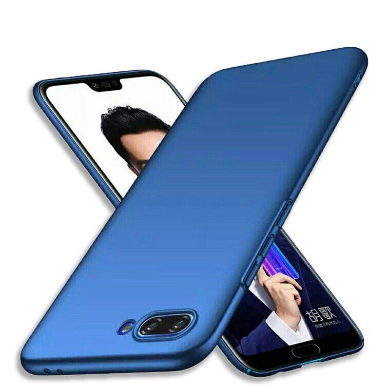 Чохол Бампер з покриттям Soft-touch для Huawei Honor 10 - Синій фото 10