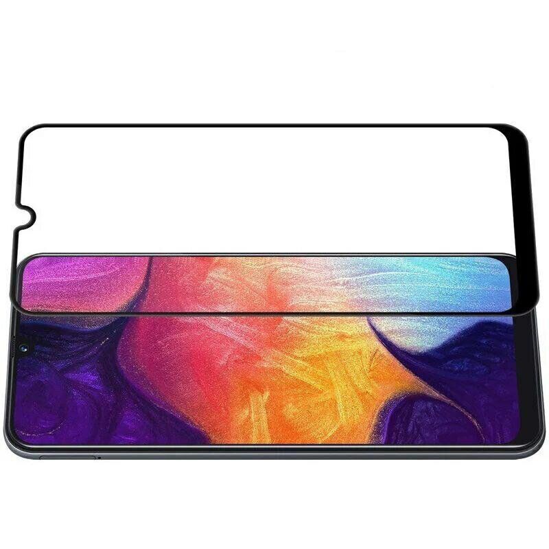Защитное стекло 2.5D на весь экран для Samsung Galaxy A10 - Черный фото 3