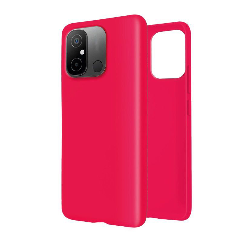 Чехол Candy Silicone для Xiaomi Redmi 12C цвет Красный