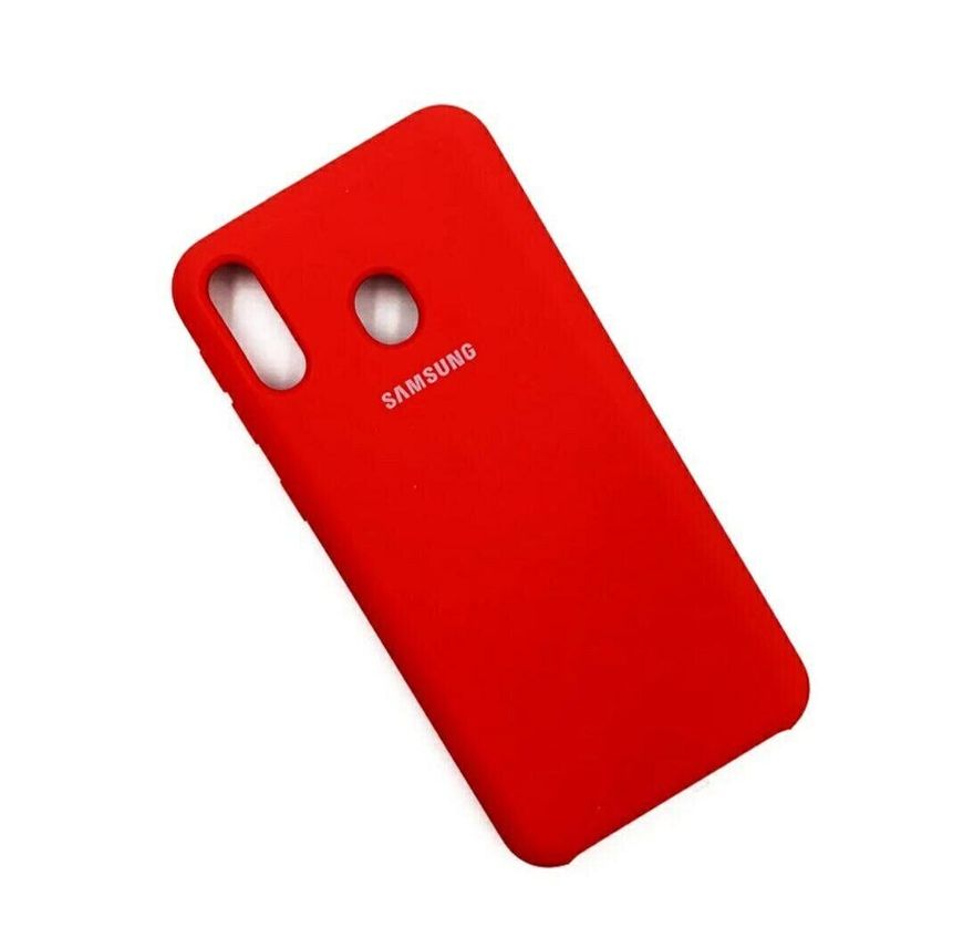 Оригинальный чехол Silicone cover для Samsung Galaxy M20 - Красный фото 2
