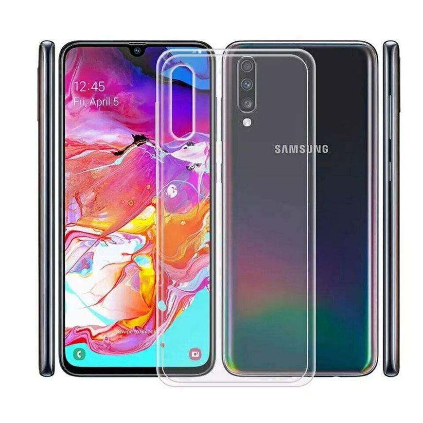 Прозрачный Силиконовый чехол TPU для Samsung Galaxy A30s / A50 / A50s - Прозрачный фото 2