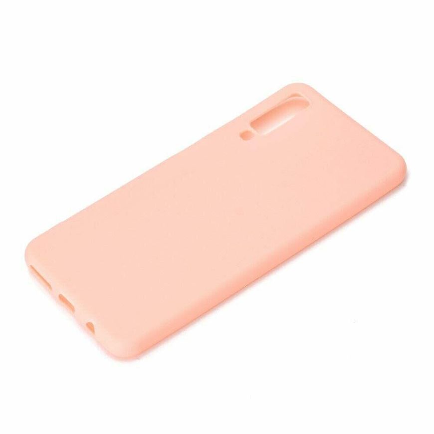 Чехол Candy Silicone для Samsung Galaxy A7 (2018) / A750 - Розовый фото 3