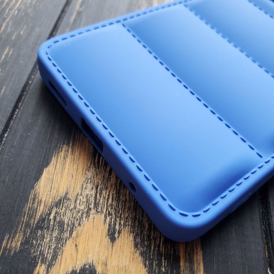 Чехол силиконовый Down Jacket для Xiaomi Redmi Note 10 Pro - Синий фото 5