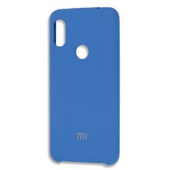 Оригинальный чехол Silicone cover для Xiaomi Redmi Note 7 - Синий фото 1