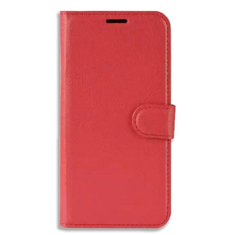 Чехол-Книжка с карманами для карт на Xiaomi Redmi Note 8 Pro - Красный фото 6