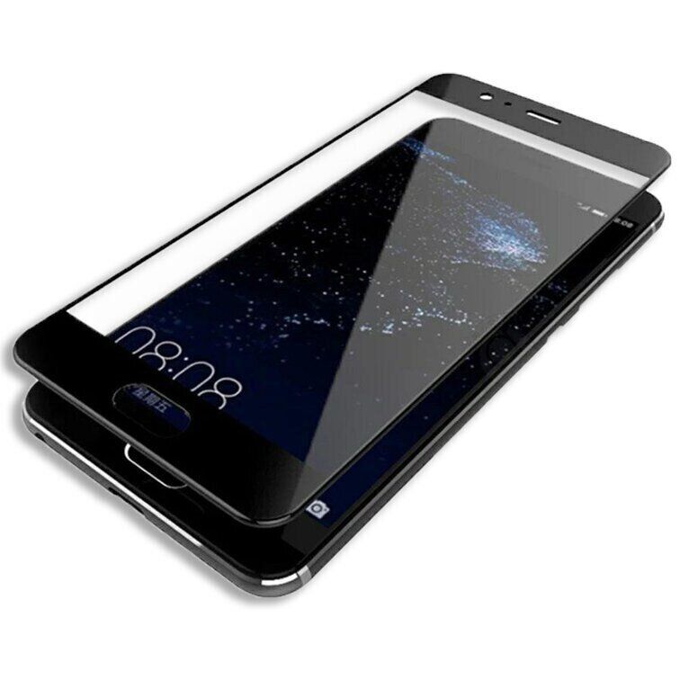 Захисне скло 2.5D на весь екран для Huawei P10 Plus - Чорний фото 2