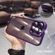 Чохол з підставкою та склом на камеру Lens Shield для iPhone 14 Pro колір Фіолетовий