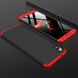 Чехол GKK 360 градусов для Xiaomi Redmi 7A - Черно-Красный фото 2