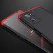 Чехол GKK 360 градусов для Oppo A76 / Realme 9i цвет Черно-Красный