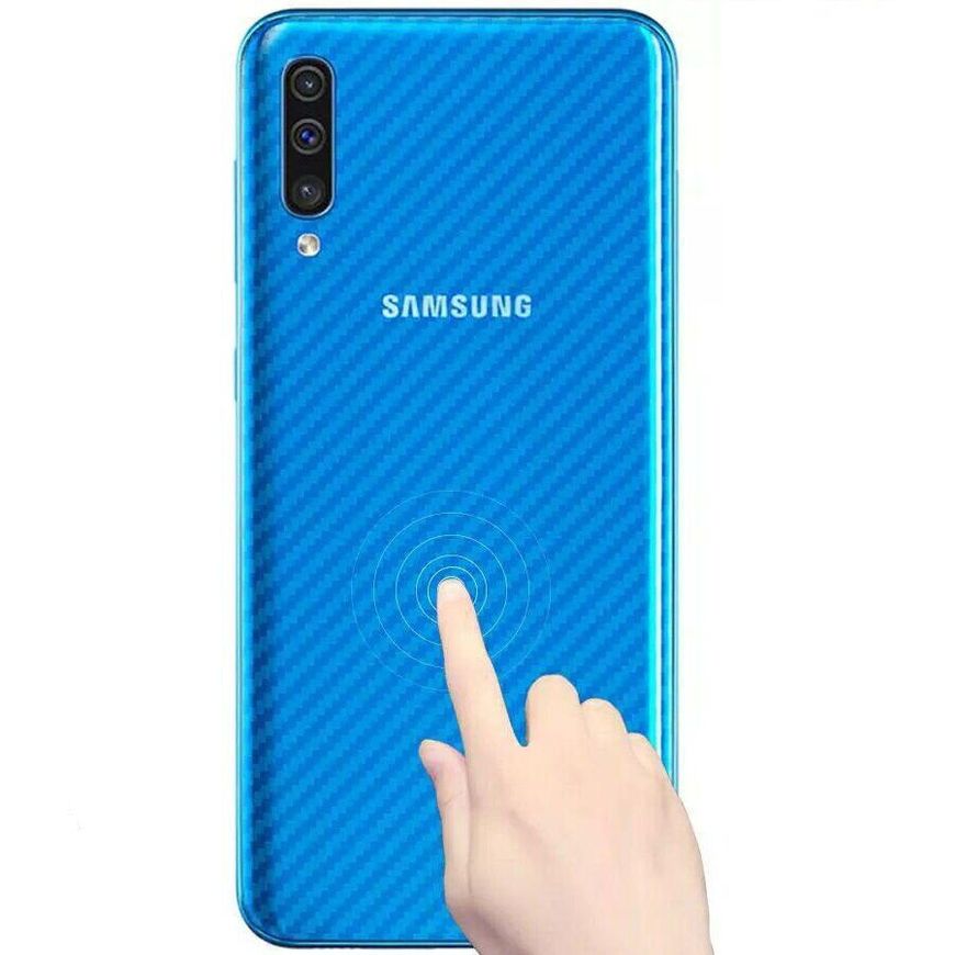 Карбонова плівка на корпус для Samsung Galaxy A30s / A50 / A50s - Прозорий фото 2