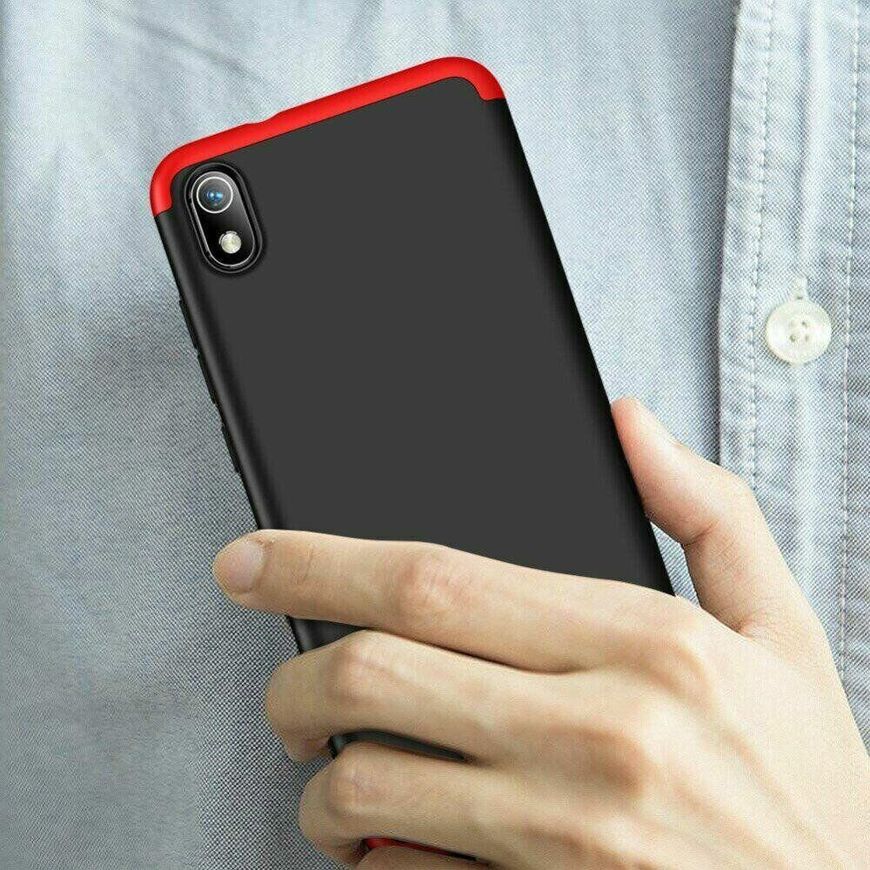 Чохол GKK 360 градусів для Xiaomi Redmi 7A - Чёрно-Красный фото 5