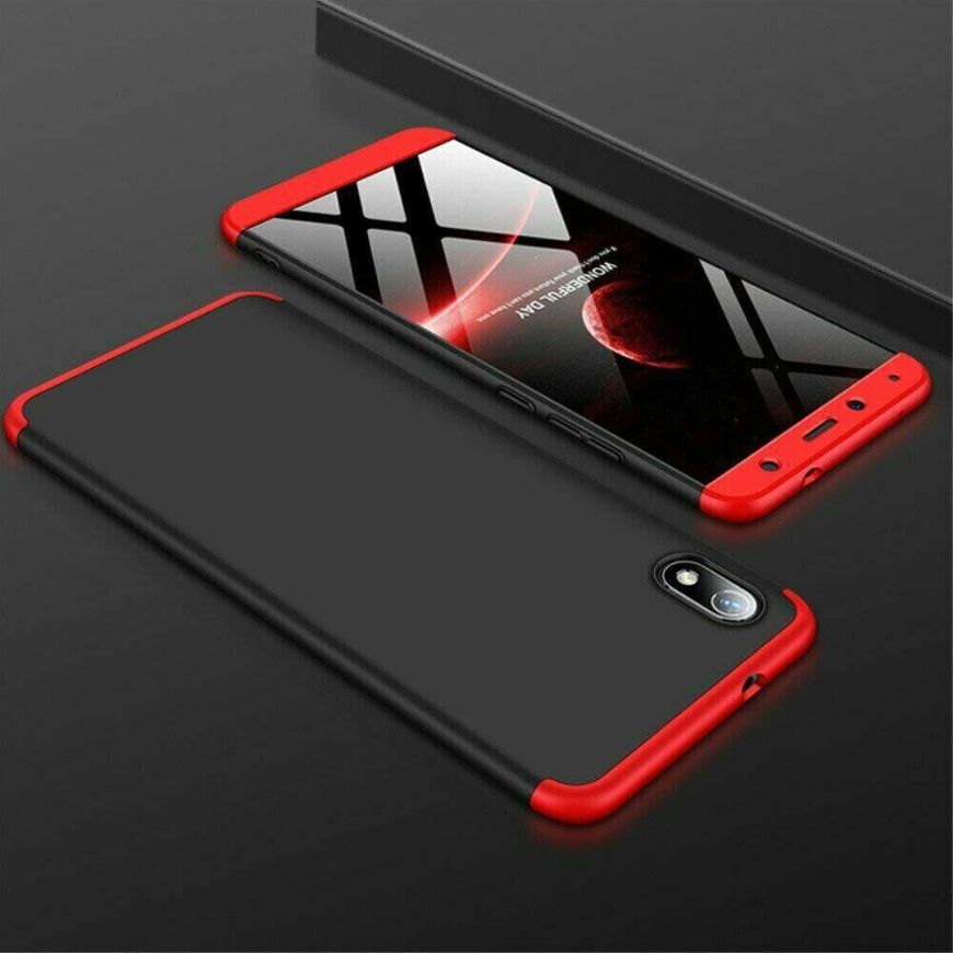 Чохол GKK 360 градусів для Xiaomi Redmi 7A - Чёрно-Красный фото 2