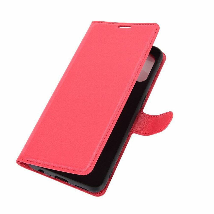 Чехол-Книжка с карманами для карт на OnePlus N10 - Красный фото 4