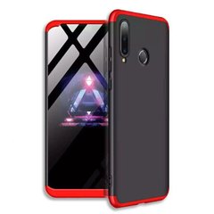 Чехол GKK 360 градусов для Huawei P40 lite E - Черно-Красный фото 1