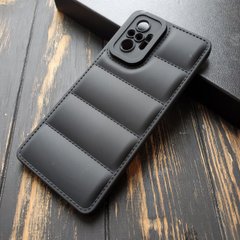Чехол силиконовый Down Jacket для Xiaomi Redmi Note 10 Pro - Черный фото 1