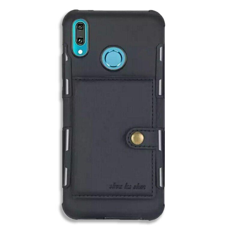 Чехол-бумажник для Samsung Galaxy A20 / A30 - Черный фото 2