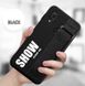 Чехол бампер Show для Xiaomi Redmi Note 7 - Черный фото 1