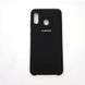 Оригинальный чехол Silicone cover для Samsung Galaxy M20 - Черный фото 1