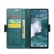 Шкіряний чохол-книжка Retro Case для Xiaomi Redmi Note 13 Pro / Poco M6 Pro колір Зелений