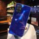 Стеклянный чехол Diamond для Samsung Galaxy A31 - Синий фото 1