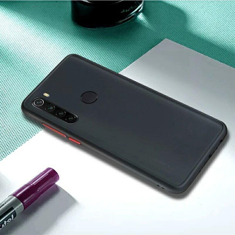 Чехол Buttons Shield для Xiaomi Redmi Note 8 - Черный фото 4