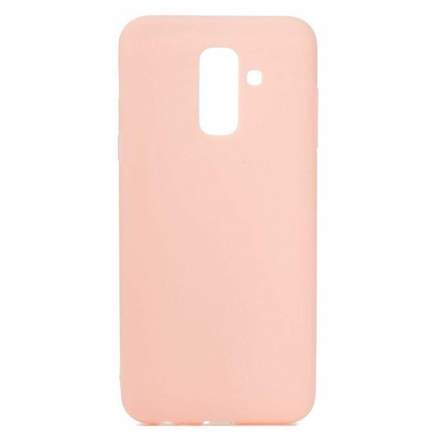 Чохол Candy Silicone для Samsung Galaxy A6 Plus (2018) - Рожевий фото 2