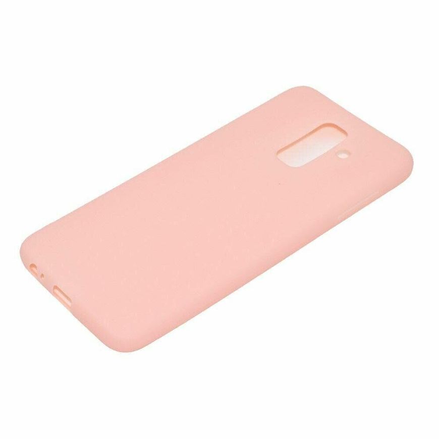 Чехол Candy Silicone для Samsung Galaxy A6 Plus (2018) - Розовый фото 4