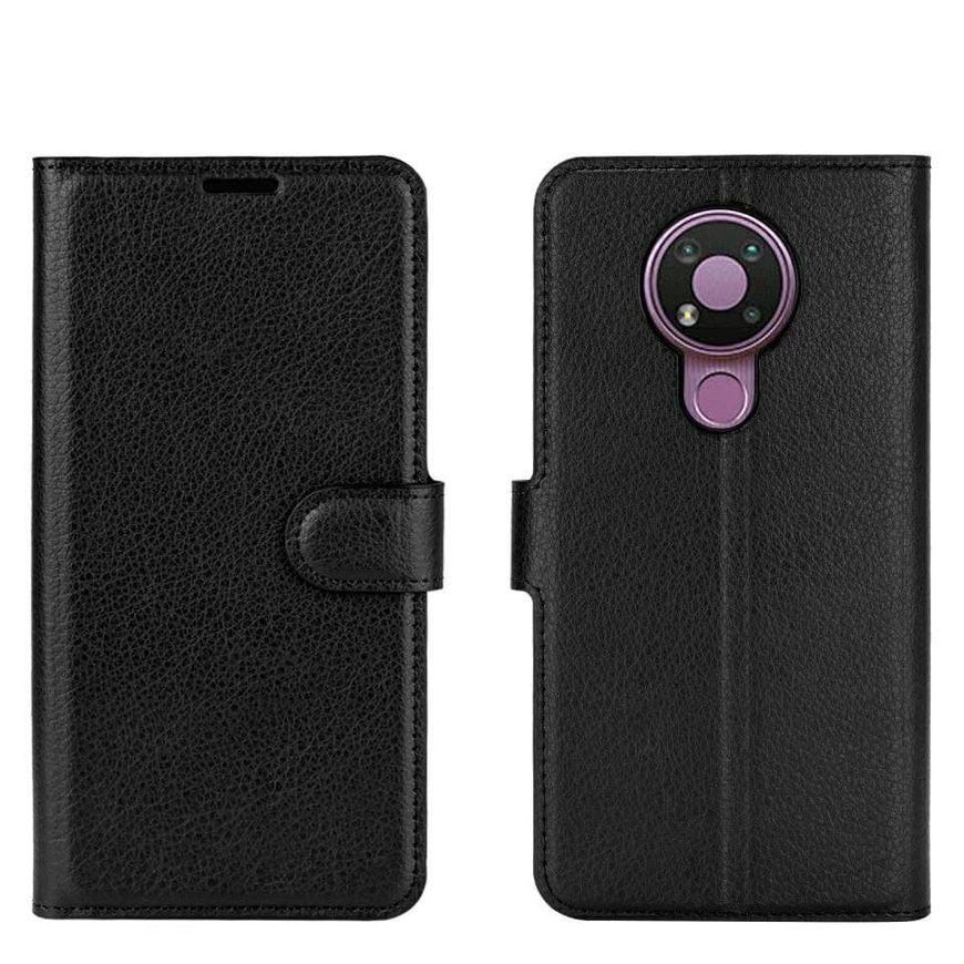 Чехол-Книжка с карманами для карт на Nokia 3.4 - Черный фото 5