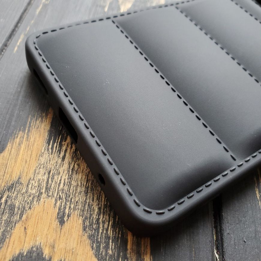 Чехол силиконовый Down Jacket для Xiaomi Redmi Note 10 Pro - Черный фото 5