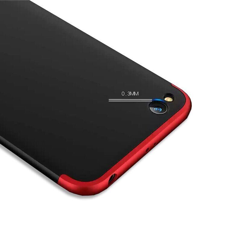 Чехол GKK 360 градусов для Xiaomi Redmi 5A - Чёрный фото 4