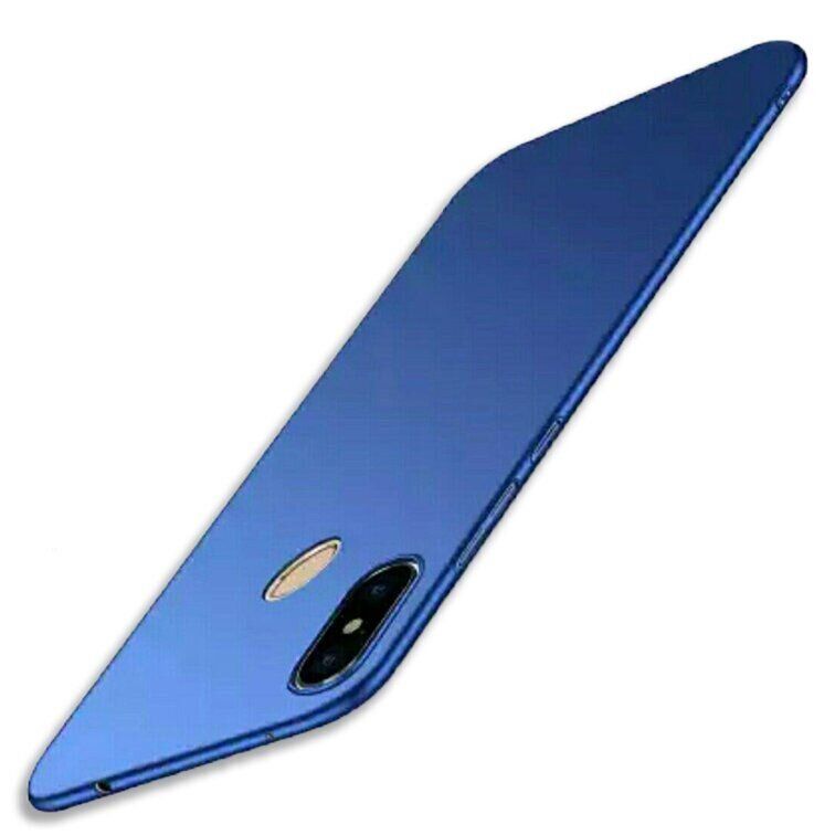 Чехол Бампер с покрытием Soft-touch для Xiaomi Redmi S2 - Синий фото 2