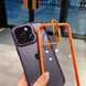 Чехол с подставкой и стеклом на камеру Lens Shield для iPhone 13 Pro Max цвет Оранжевый