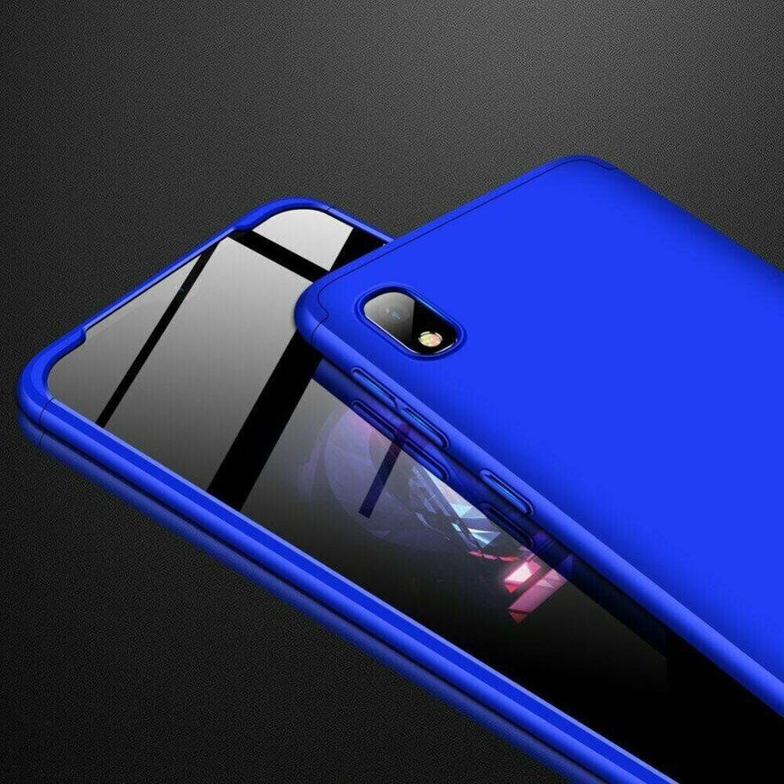 Чехол GKK 360 градусов для Samsung Galaxy A10 - Синий фото 4