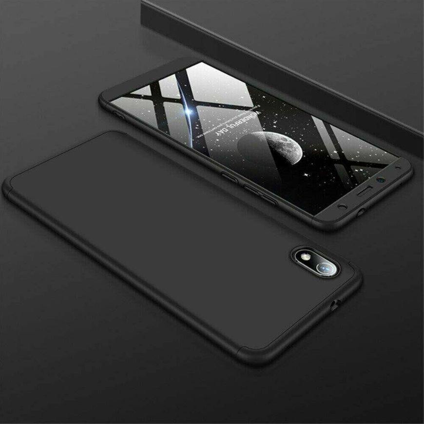 Чохол GKK 360 градусів для Xiaomi Redmi 7A - Чорний фото 2