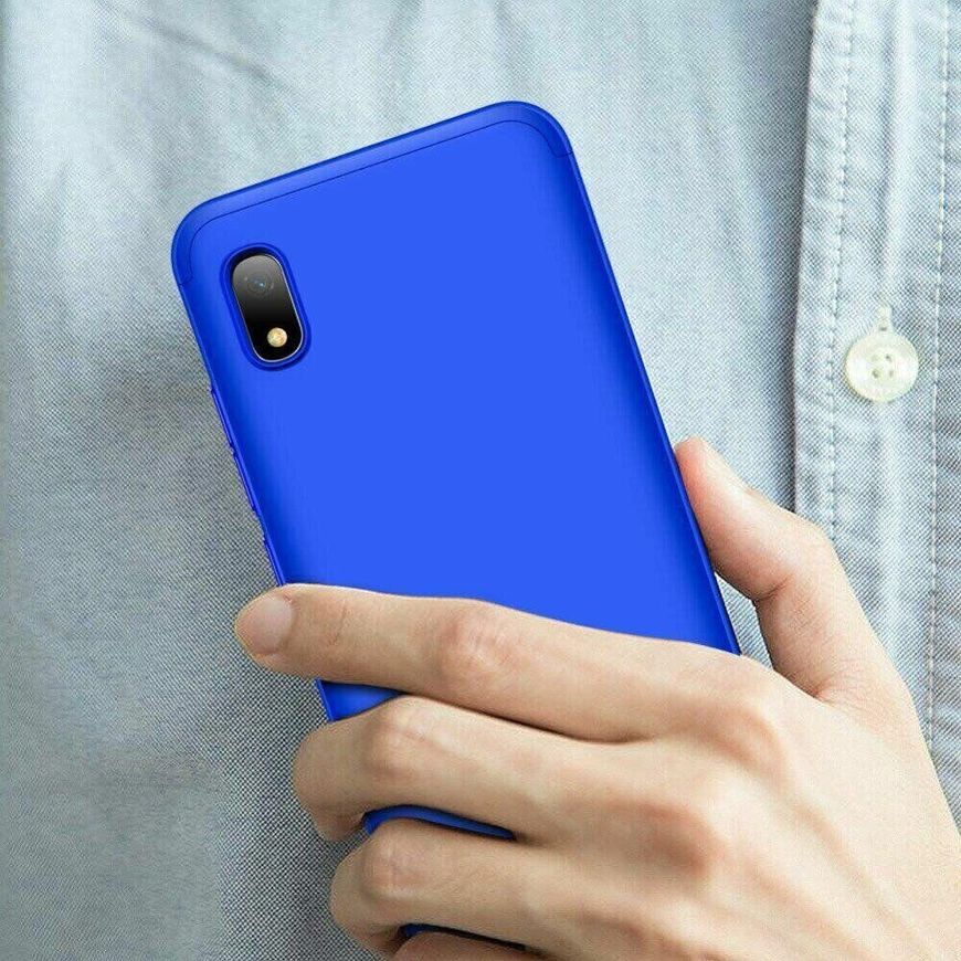 Чехол GKK 360 градусов для Samsung Galaxy A10 - Синий фото 3