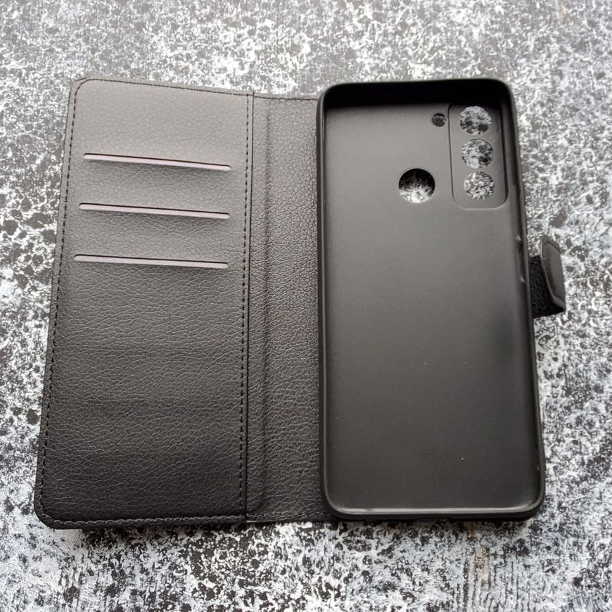 Чехол-Книжка с карманами для карт на Tecno POP 5 LTE - Черный фото 2