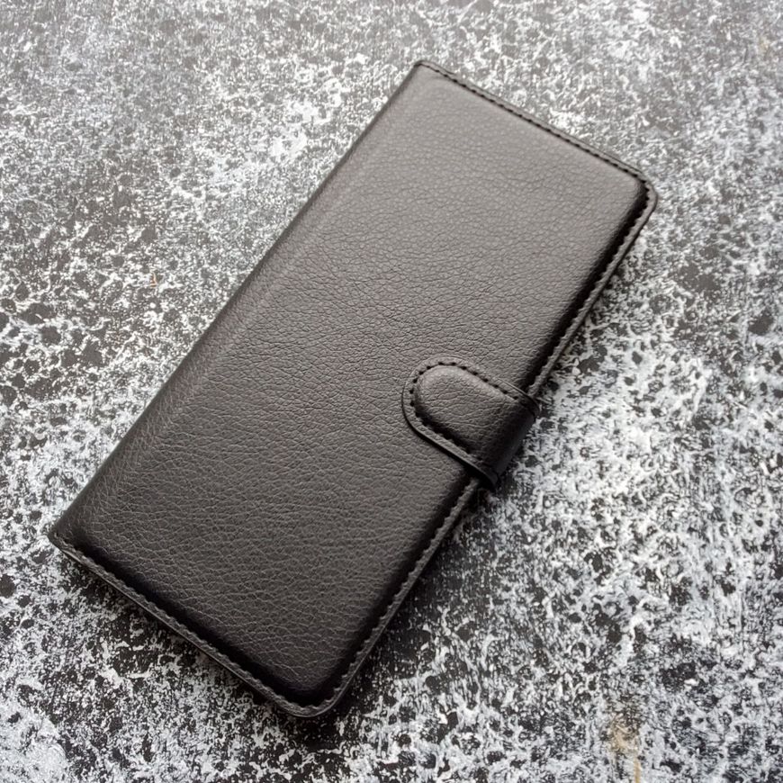 Чехол-Книжка с карманами для карт на Tecno POP 5 LTE - Черный фото 1