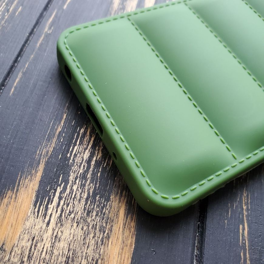 Чехол силиконовый Down Jacket для Tecno Pova 2 - Зелёный фото 5