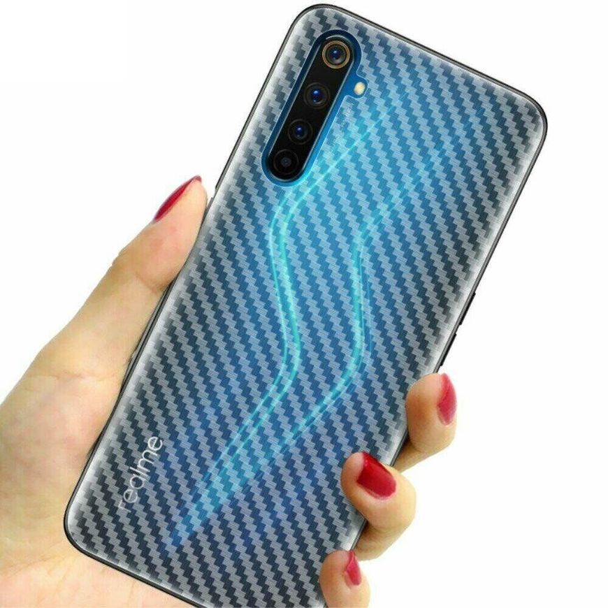 Карбонова плівка на корпус для Realme 6 Pro - Прозорий фото 2