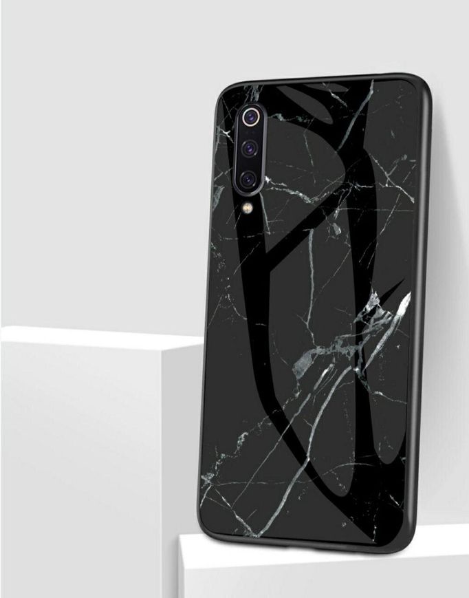 Силіконовий чохол со Luxury Marble для Xiaomi Mi Note 10 - Чорний фото 3