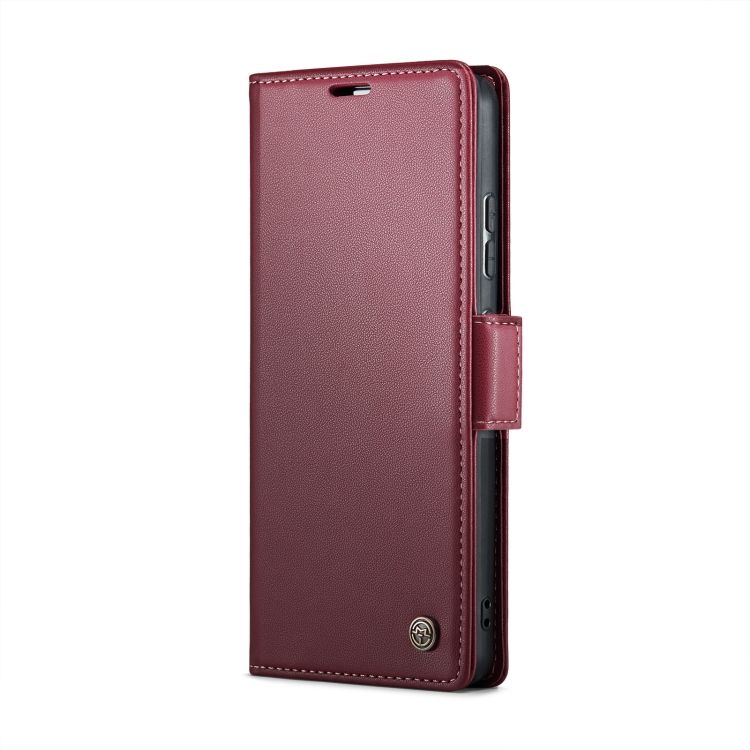 Кожаный чехол-книжка Retro Case для Xiaomi Redmi Note 13 Pro Plus цвет Красный