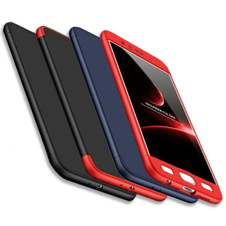Чехол GKK 360 градусов для Huawei Honor 9 - Черно-Красный фото 4