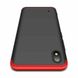 Чехол GKK 360 градусов для Samsung Galaxy A10 - Черно-Красный фото 2