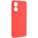 Чехол Candy Silicone для Oppo A58 цвет Красный