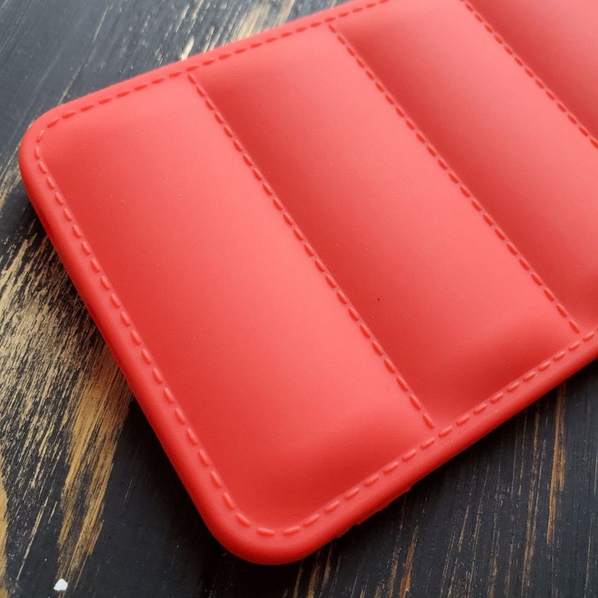 Чехол силиконовый Down Jacket для Tecno Pova 2 - Красный фото 4